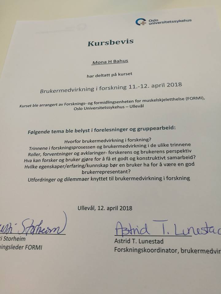 kurs bevis